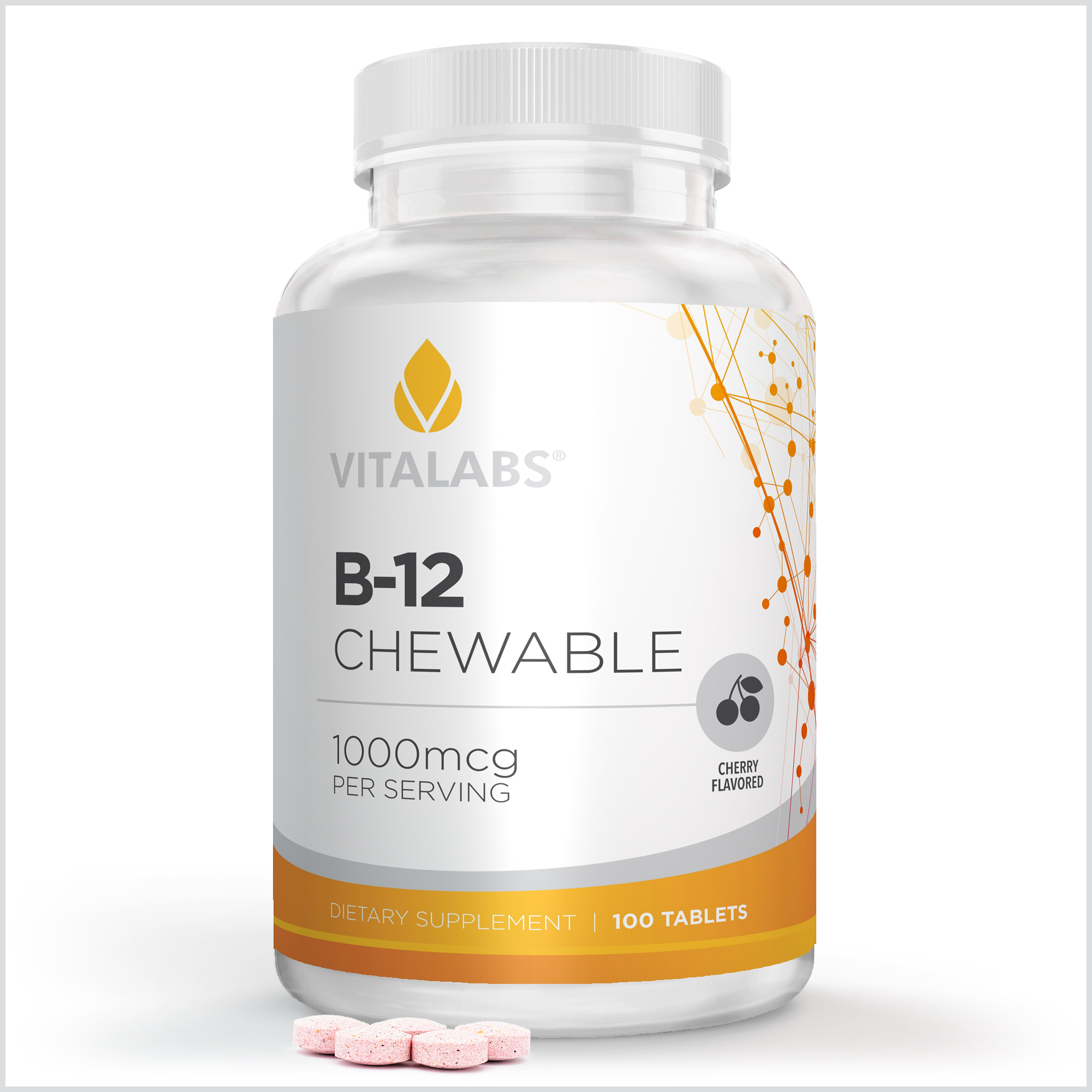 Private Label Vitamin B-12 1000mcg Chewable
