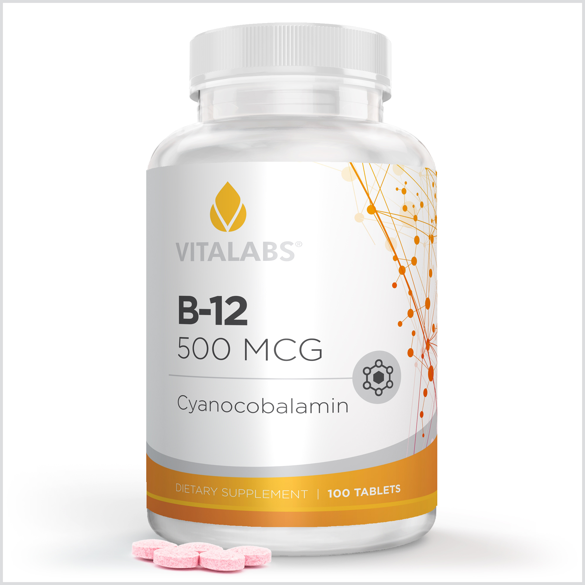 Private Label Vitamin B-12 500mcg