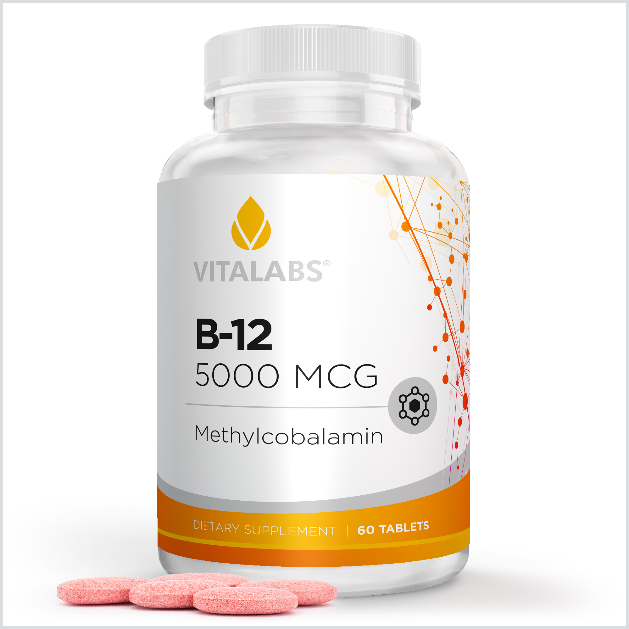Private Label Vitamin B-12 5,000mcg