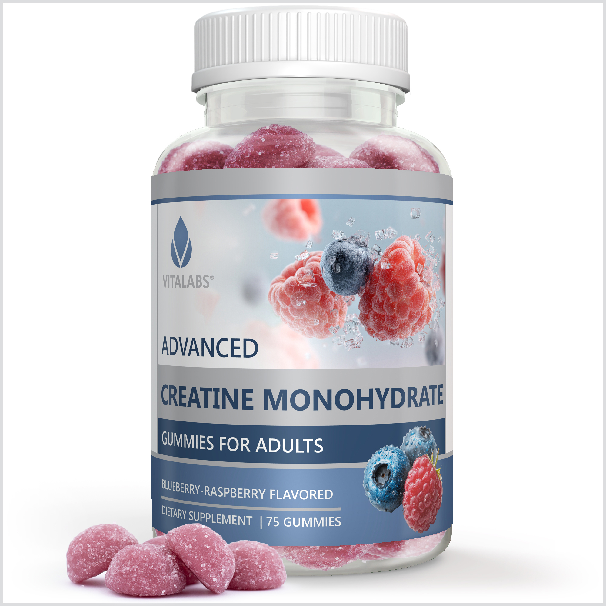 Creatine Gummy - Blueberry-Raspberry 