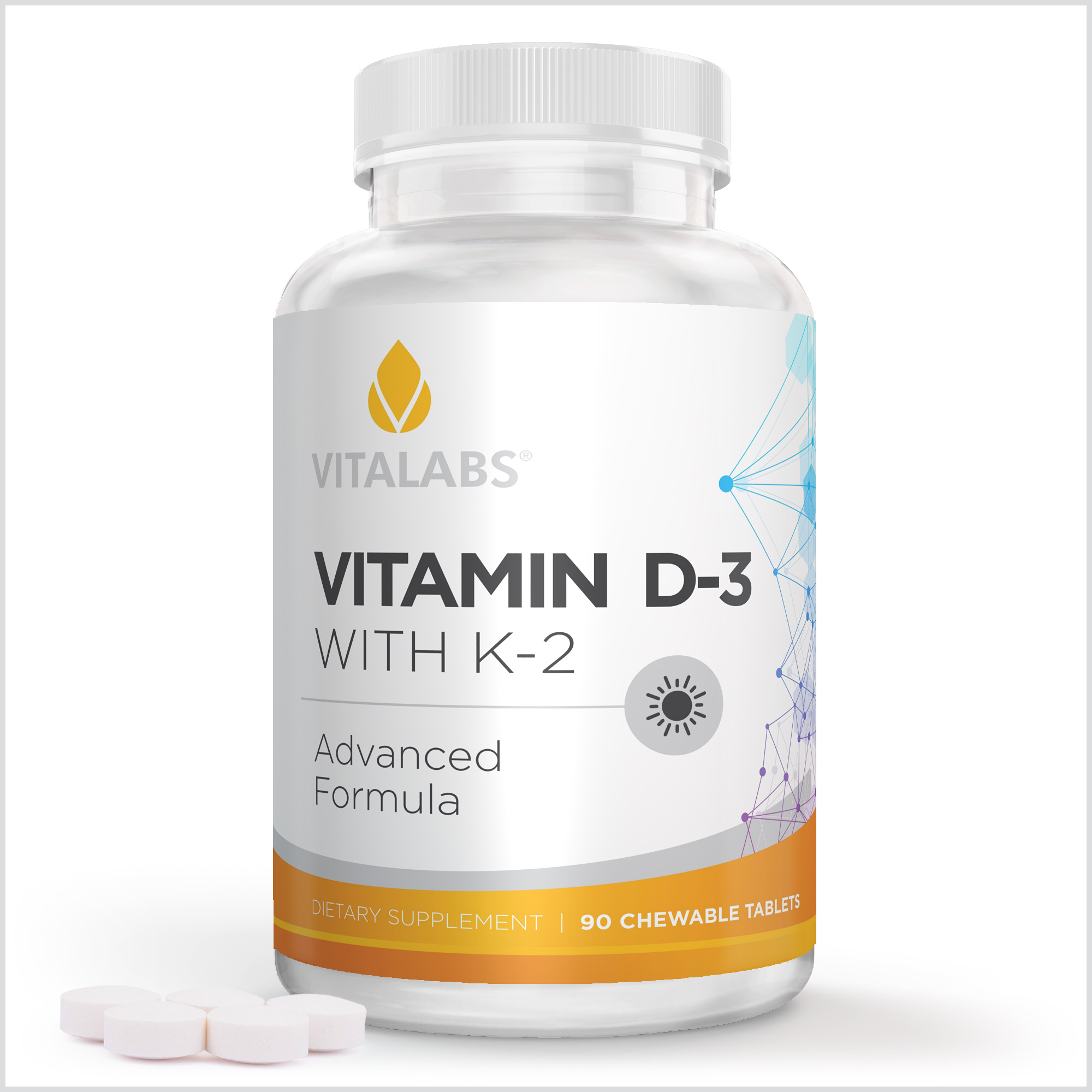Private Label Vitamin D-3 with K-2 Chewable