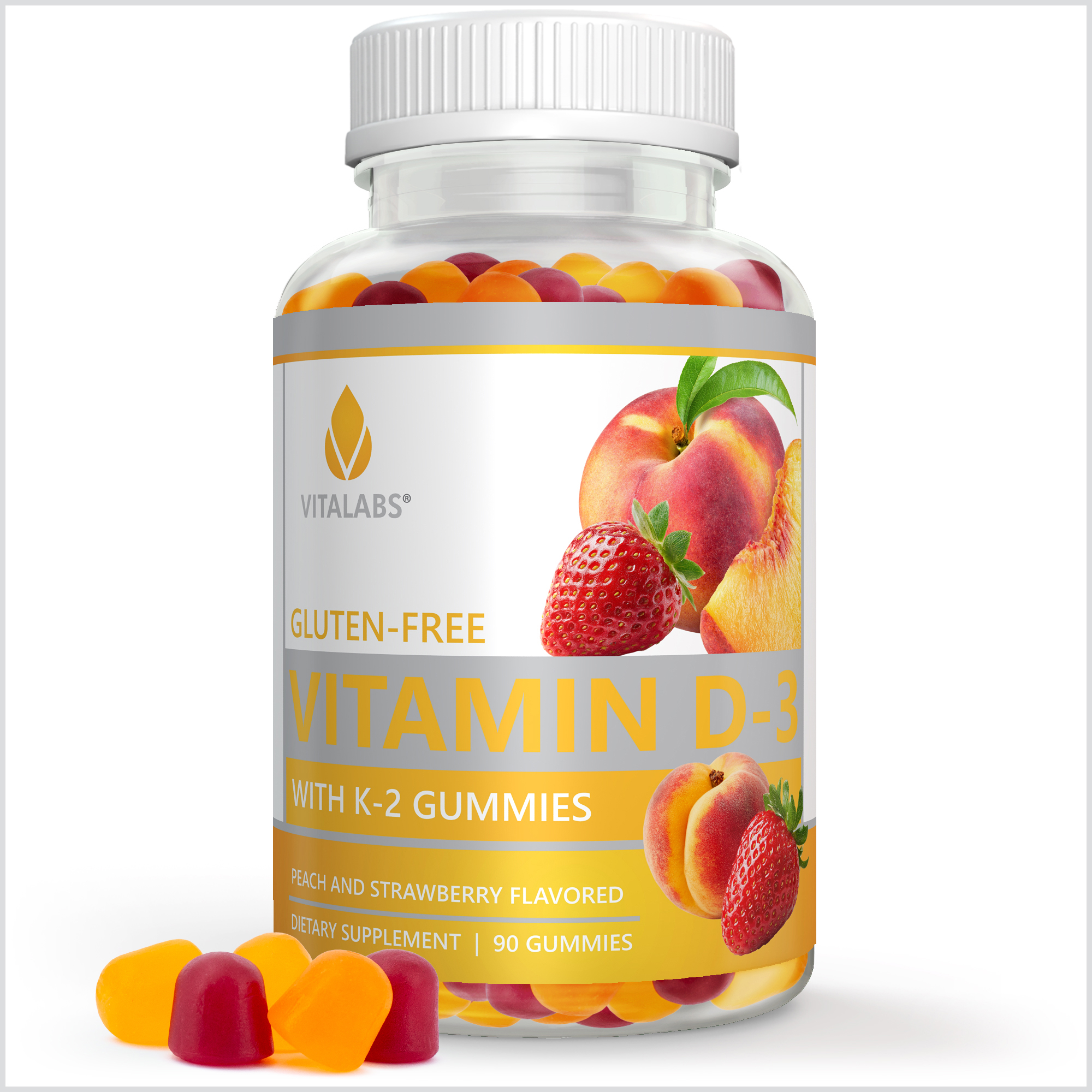 Private Label Vitamin D-3 with K-2 Gummies