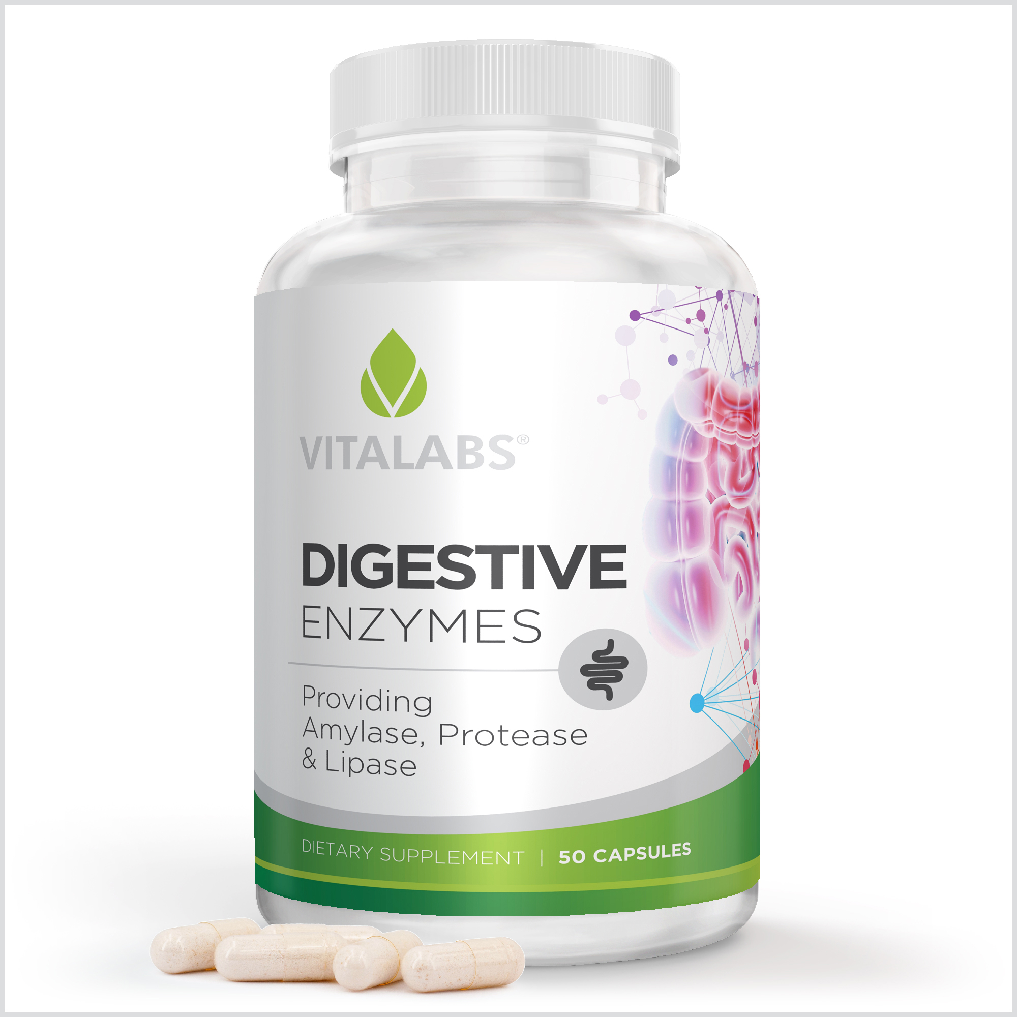 Private Label Digestive Enzyme 325mg