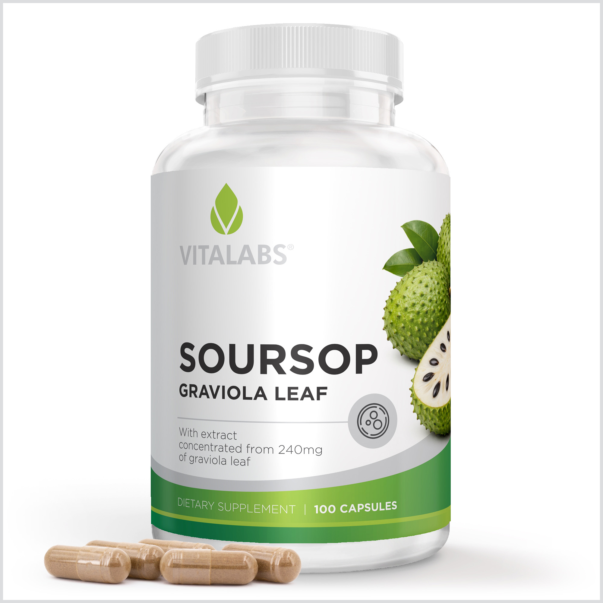 Private Label Soursop Graviola Leaf Capsules