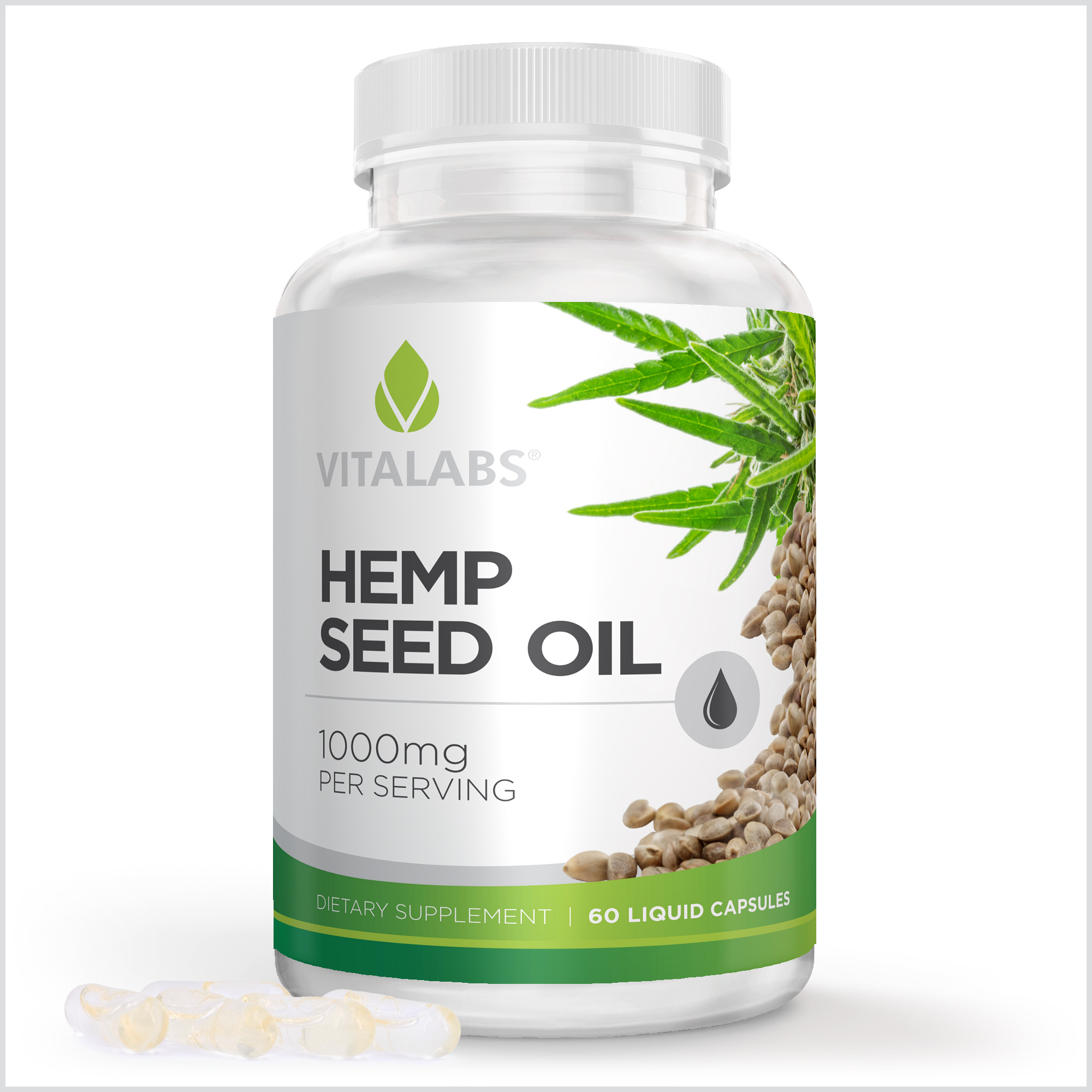 Private Label Hemp Seed Oil 500mg