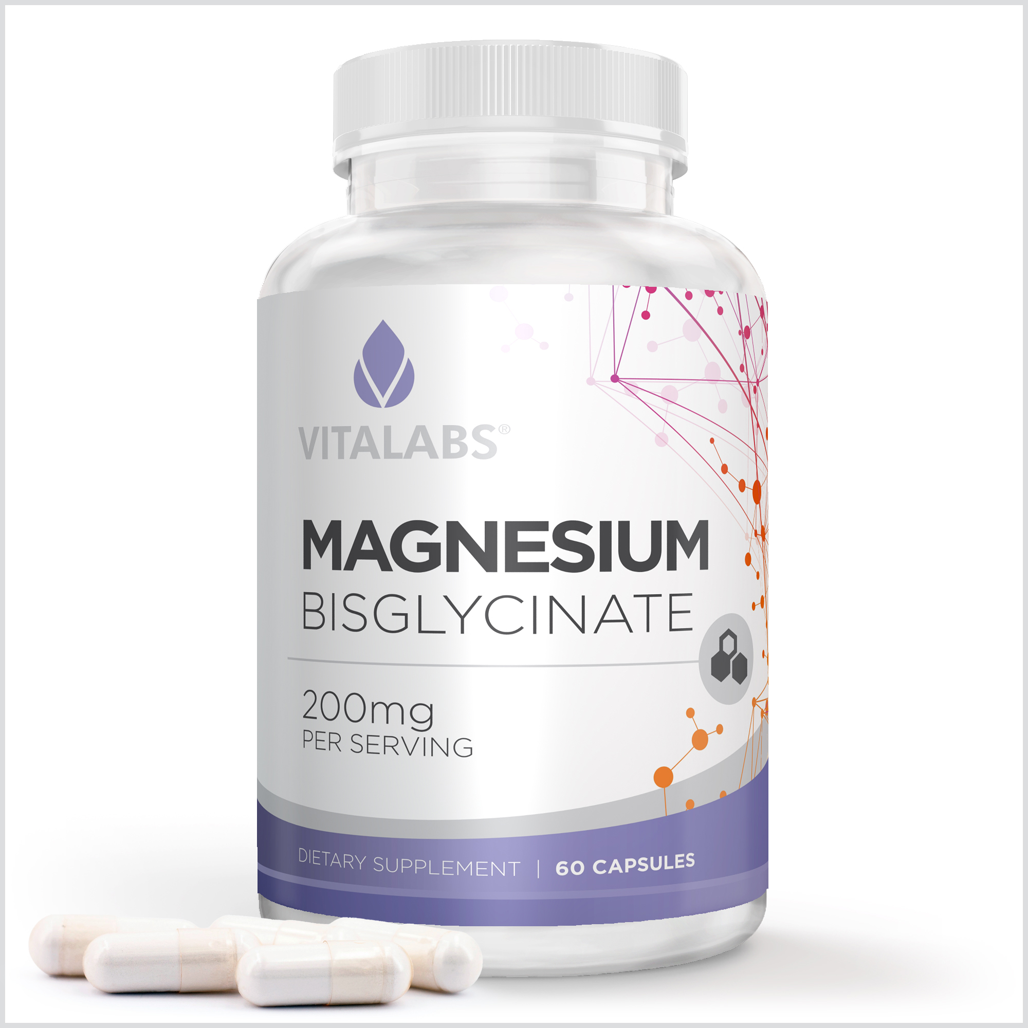 Private Label Magnesium Bisglycinate 200mg